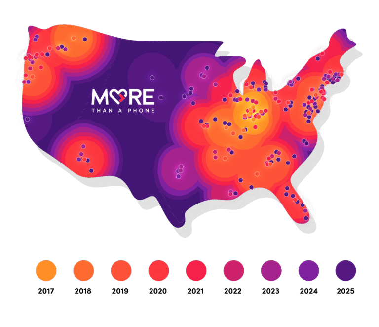MTAP community heat map